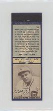 1937 Diamond Matchbooks Portraits U3-2 Bill Lee (Blue Borders) 0m8e