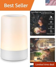 Nursery Night Light for Baby, Portable LED Touch Night Lamp for Kids and Adul...