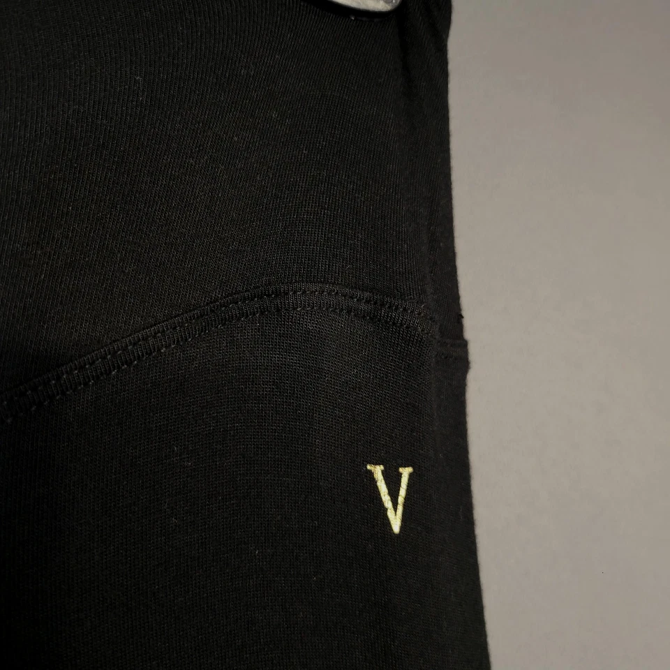 Pantalones Victoria's Secret Mujer Pequeños Negros Modal Pierna Ancha Palazzo Salón Dormir Foto 3 de 4