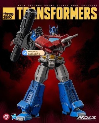 threezero MDLX Transformers Optimus Prime Comic Book Edition