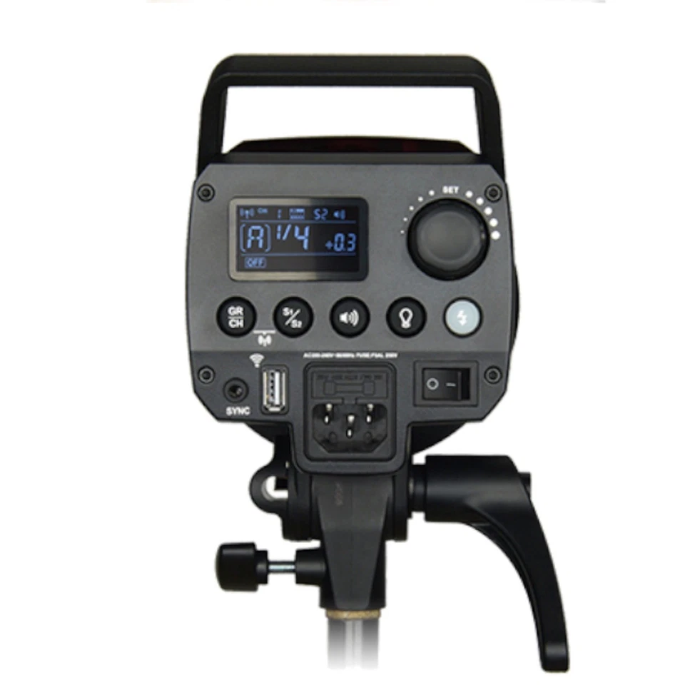 KIT DE 2 LUCES FLASH ESTUDIO COMPACTO DOXO MS300 Foto 4 de 4