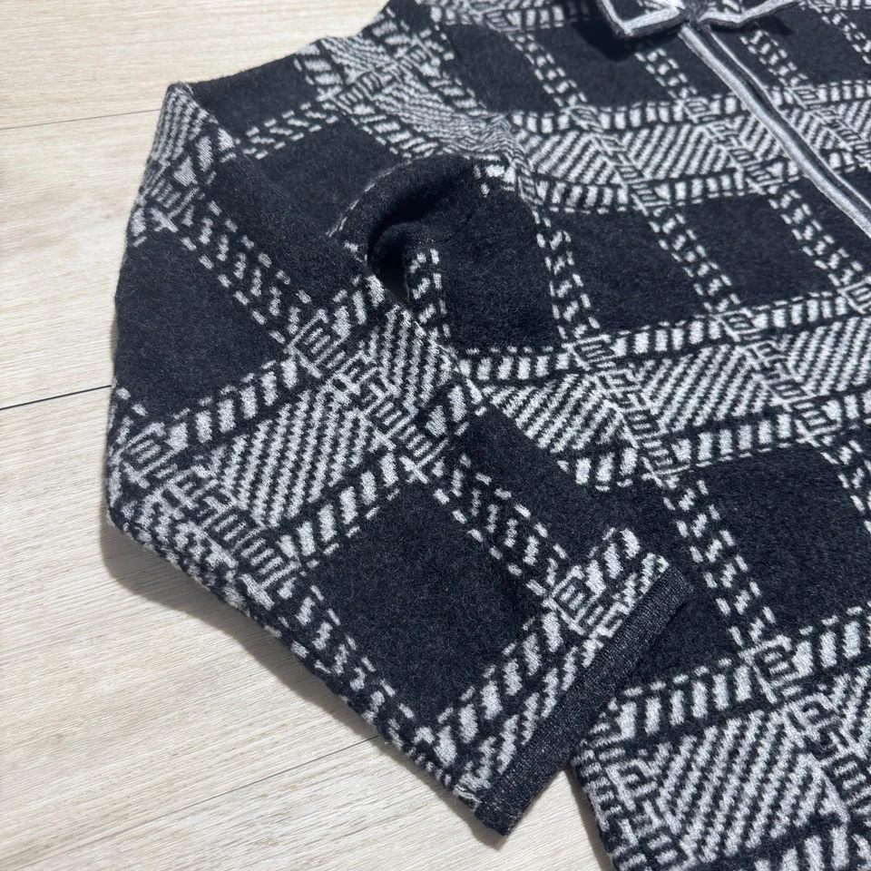 Pendleton Plaid Sweater Jacket Women’s XXXL 100% Virgin Merino Wool Full Zip Up - Image 2 of 4