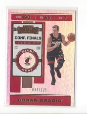 2019-20 Panini Contenders Conference Finals Ticket #34 Goran Dragic Heat /125 