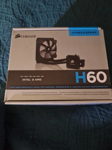 Corsair Hydro Series H60 High Performance Liquid CPU Cooler - Intel & AMD 120mm
