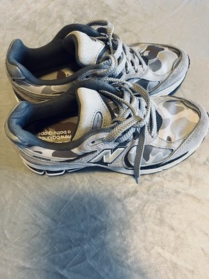 Size 5.5- New Balance BAPE x 2002R Apes Together Strong - Grey