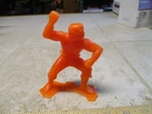 VTG 1967 INCREDIBLE HULK Orange 6" FIGURE LOUIS MARX TOYS MARVEL COMICS J54
