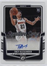 2024-25 Panini Donruss Optic Signature Series Trey Alexander #SS-ALX Auto 3hd