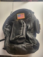 TBG Tactical Baby Gear Black Day Pack Diaper Bag Backpack Built In Changing Mat