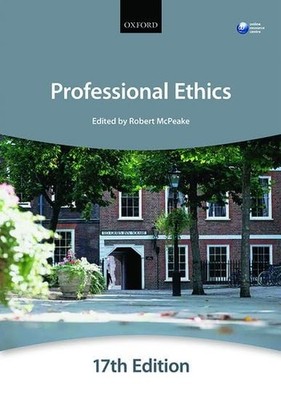 Professional Ethics (Blackstone Bar Manual) by The City Law School Book The Fast
