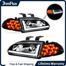 Dimflux Headlights Wled Drl For 1992-1995 Honda Civic Excluding Sedan Models Dimflux Headlights Wled Drl For 1992-1995 Honda Civic Excluding Sedan Models