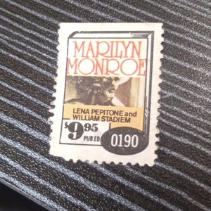 Marilyn Monroe Multicolor Celebrity Postage Stamp Rare Unique