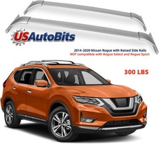 Roof Rack Cross Bars For Nissan Rogue 2014-2020 W Factory Side Rail 300lbs
