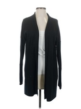 Lululemon Athletica Women Black Wool Cardigan 2