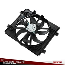 Radiator Condenser Cooling Fan Assembly For Nissan Sentra 2013 2014-2018 1.8L L4