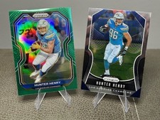 2019/2020 Panini Prizm Los Angeles Chargers Hunter Henry Green Prizm + Base