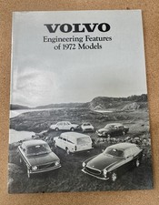 Volvo Engineering Features Brochure Of 1972 1800e 1800es 142144 145 164 Volvo Engineering Features Brochure Of 1972 1800e 1800es 142144 145 164