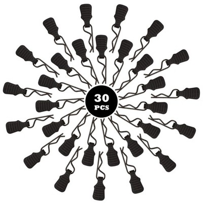 30 Pieces Universal RC Body Shell Clips with Pull Tabs H166 Compatible with A...