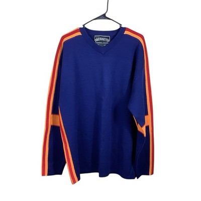 Vintage Obermeyer Sweater Top Mens Large Ski Pullover Wool Blend 90s Y2K Kevin 