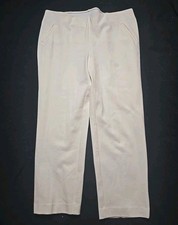 Chico's Ivory Fabulously Slimming Ankle High Rise Pull-On Pants Size 3 38x25