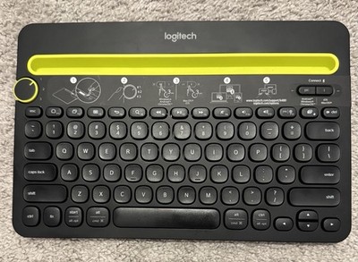 Logitech K480 Wireless Multi-Device Keyboard Bluetooth Black 920-006342 Open Box