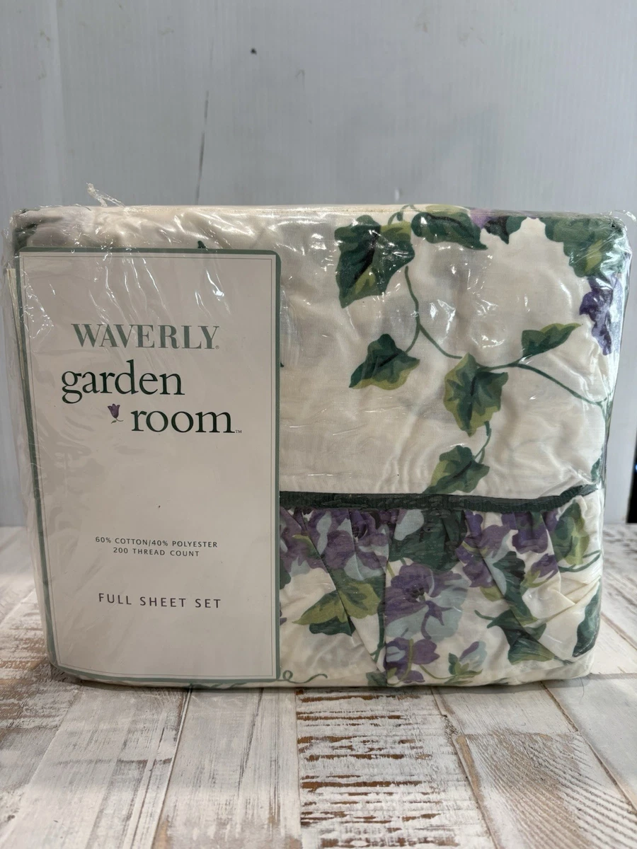Jupe De Lit Queen Violette – Waverly Garden Room – Volants – 15 Pouces De Tombé