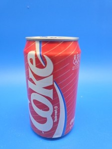 Coca Cola Coke Vintage Wave Can 90s Olympics