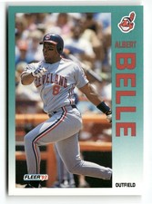 1992 Fleer #105 Albert Belle Cleveland Indians