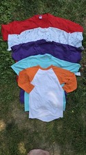 5 80s 90s DEADSTOCK Vintage Single Stitch T-Shirt LOT Made USA Sm Med Lg Tees