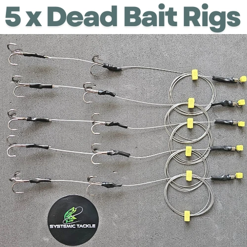Kit Galleggiante Pike Deadbait Eurokan Tackle: 2 Flotte, Rigs E Peso Per Luccio (UK Pike)