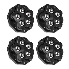 4 Stück Kugelrollen Mobelrollen Schwerlast Tischrollen Selbstklebende 360 Grad