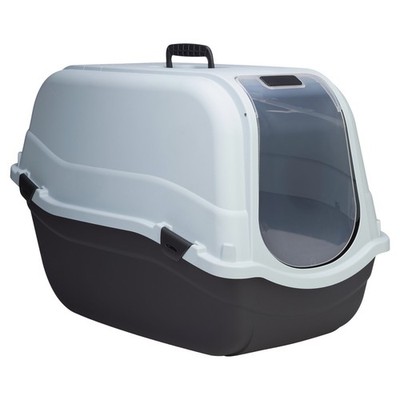 Karlie Katzentoilette Romeo Maxi Eco 65x44 cm hellblau, für Katzen, nachhaltig