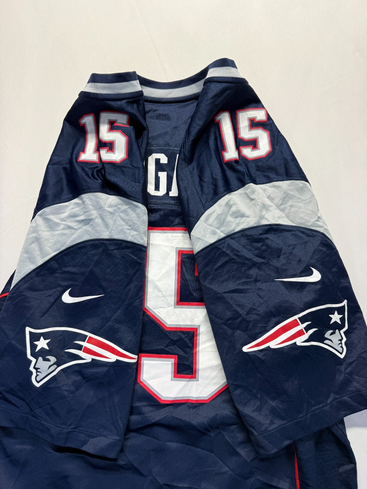 New England Patriots Jersey Mens 2XL Navy Blue Nike #15 Chris Hogan Football NFL thumbnail 11