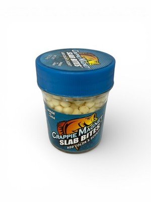 Crappie Magnet Slab Bites Fishing Bait White New