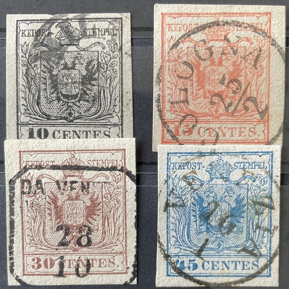 ÖSTERREICH L+V 1850 2Y etc gestempelt TADELLOS BEFUND BPP (N4737