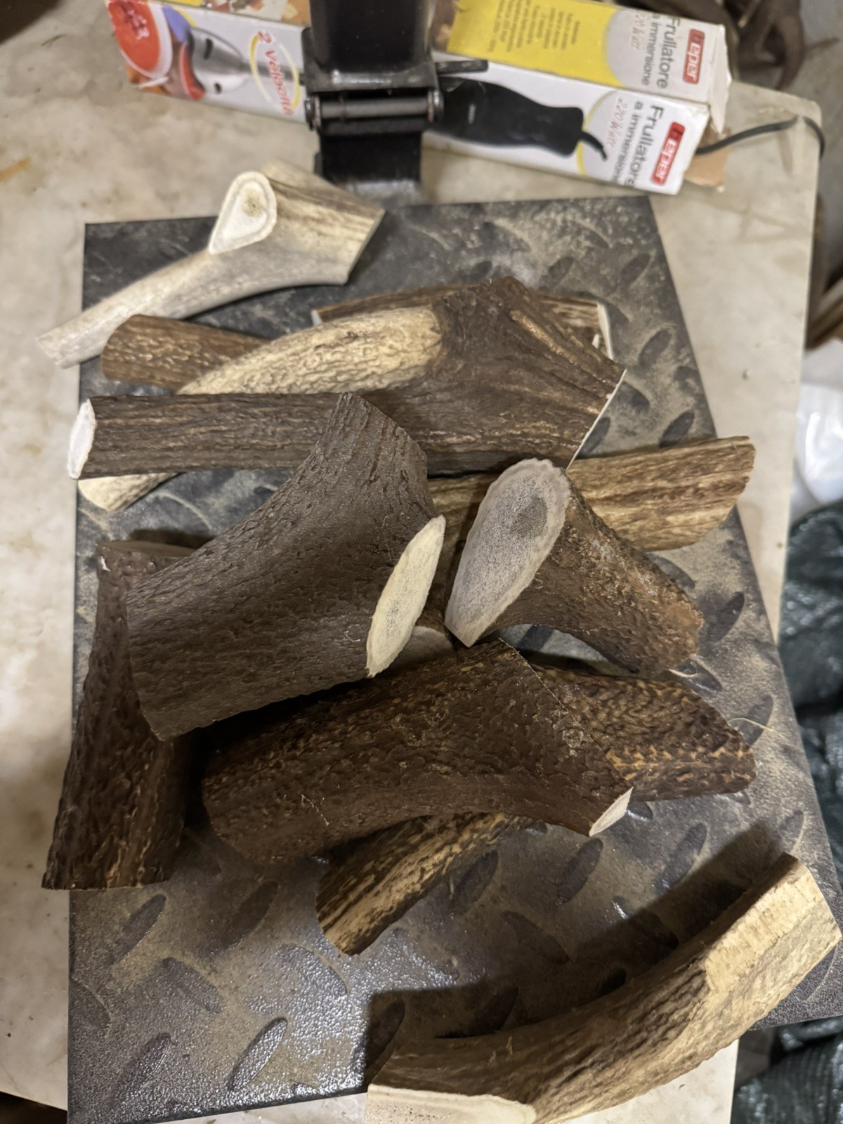 Lotto Cani Corna Palco Cervo 2,6 Kg