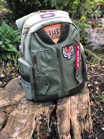 Aviation 88 inspired Uproar Backpack  Unique Design  based on MA-1 Bomber Jacket