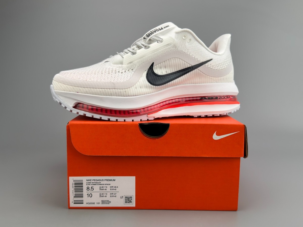 Nike AIR ZOOM Pegasus Premium White and Black/Red Men's shoes