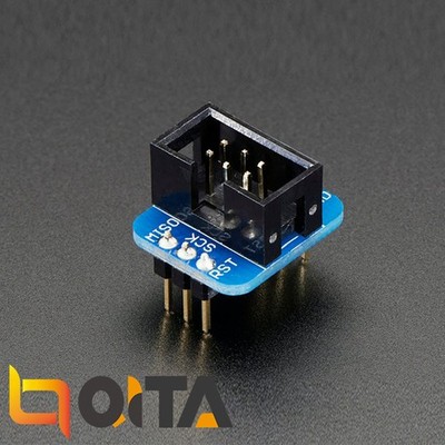 Adafruit 6-pin AVR ISP Breadboard Adapter Mini Kit, 1465