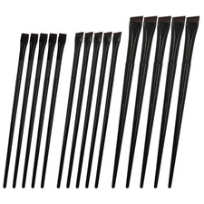 15 Pcs Eyebrow Tint Angled Eyeliner Brush Set, Ultra Thin Slanted Precision fo