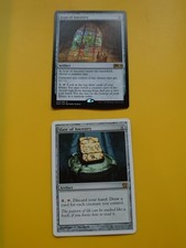 Slate of Ancestry (9th ed) & Icon of ancestry M20 Artifact  MTG 2 Card.