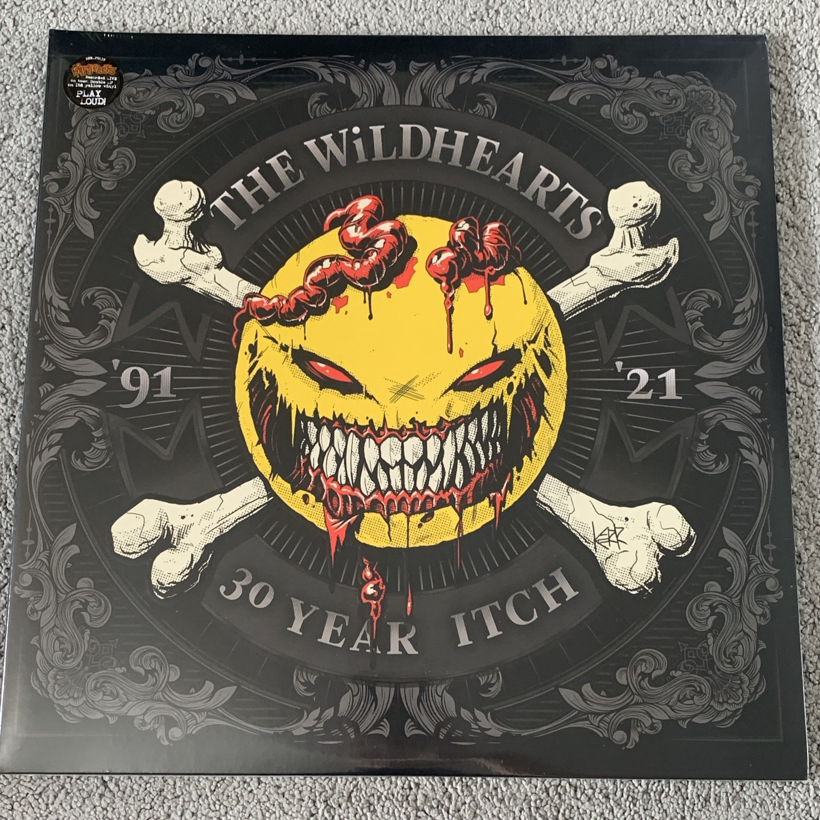30 Year Itch by The Wildhearts Limited Yellow Double Vinyl Record New Sealed