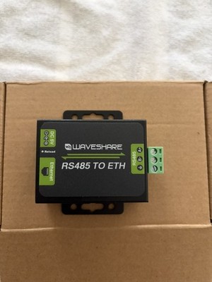 Waveshare Upgradable High-speed RS485 to Ethernet Converter with EU Head 4-pin