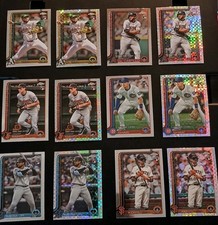 Huge Rookie Lot (12) 2025 Topps Chrome Update Series All Matching Base/X-Fractor