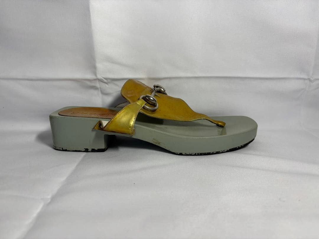 Gucci Horsebit Thong Sandals Leather Size 35 US About5 For Women thumbnail 4