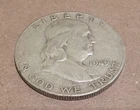1949-S Franklin Head Half Dollar Silver Coin United States San Francisco