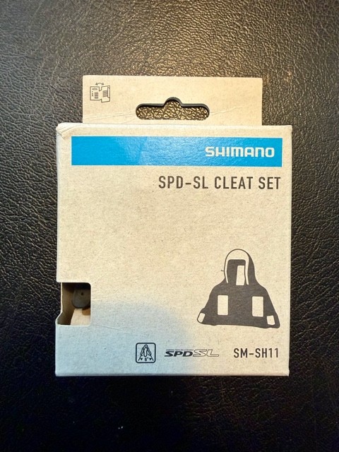 Shimano spd-sl cleat set - yellow. New!
