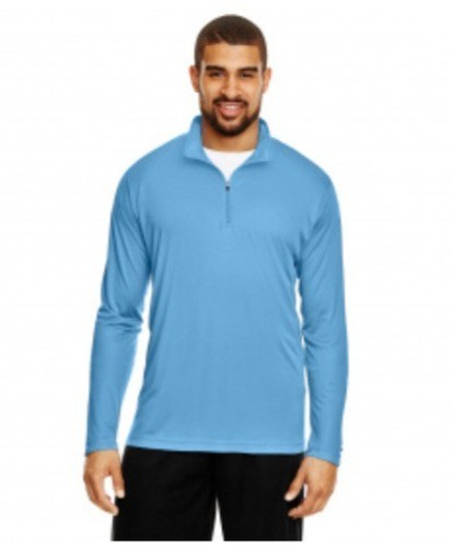 Team 365 Mens Quarter Zip UV Protect Performance Shirt TT31 Light Blue XL NEW - Bild 3 von 10