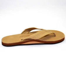 Rainbow Women's Sandal Wide Strap Single Layer 301 ALTS0 Sierra Brown