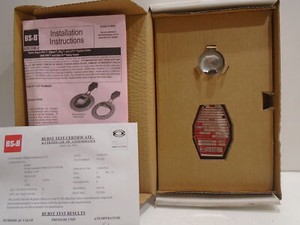 *NEW BS&B TYPE SKR RUPTURE DISK 2" HOLDER TYPE S TEMP 250 DEGREES