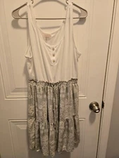 Women's Sugarfox Sleeveless Sun Dress - Size 1X - Multicolor